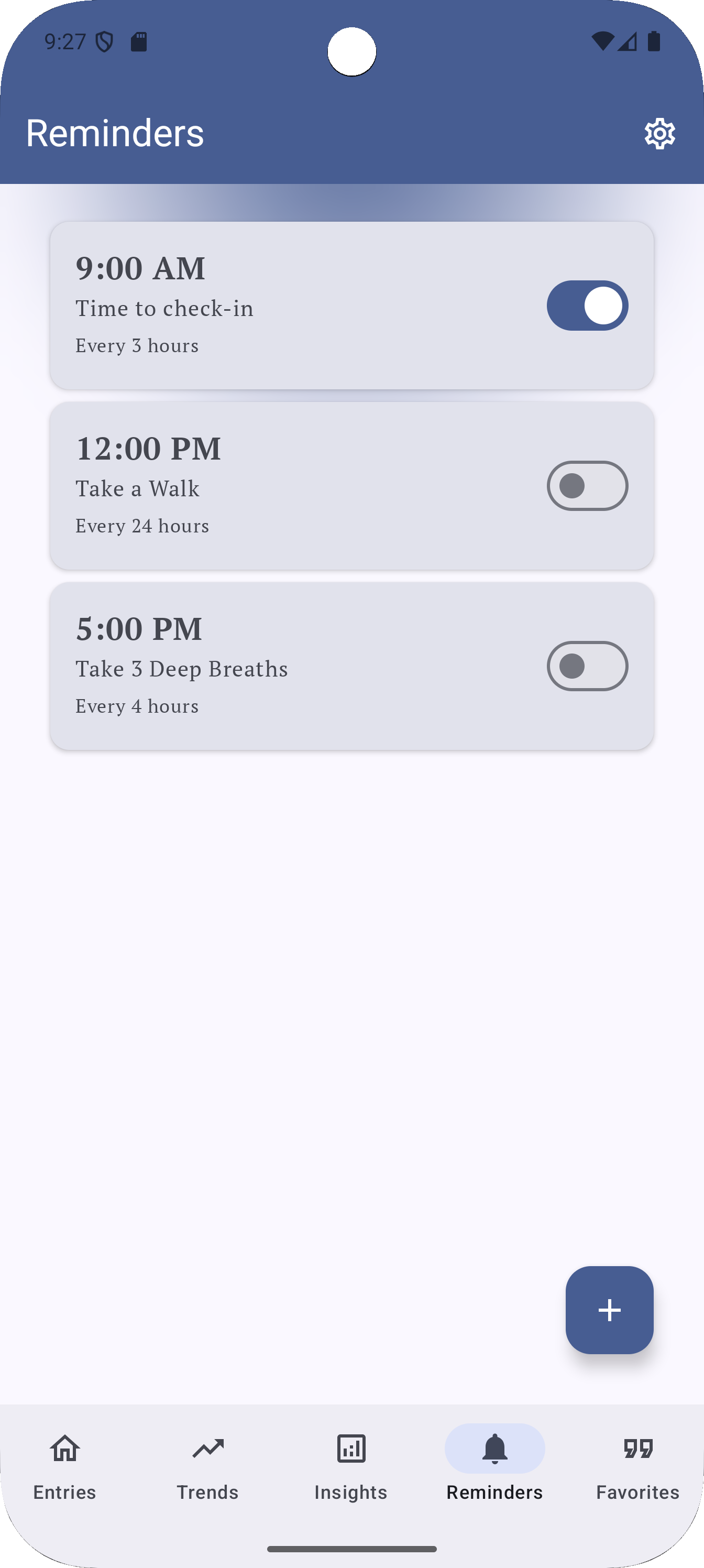Insights graph screenshot